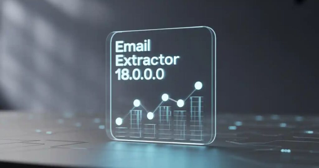 Email Extractor 18.0.0.0 extracting business emails from PDFs